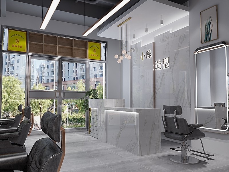 濟南理發(fā)店裝修設(shè)計效果