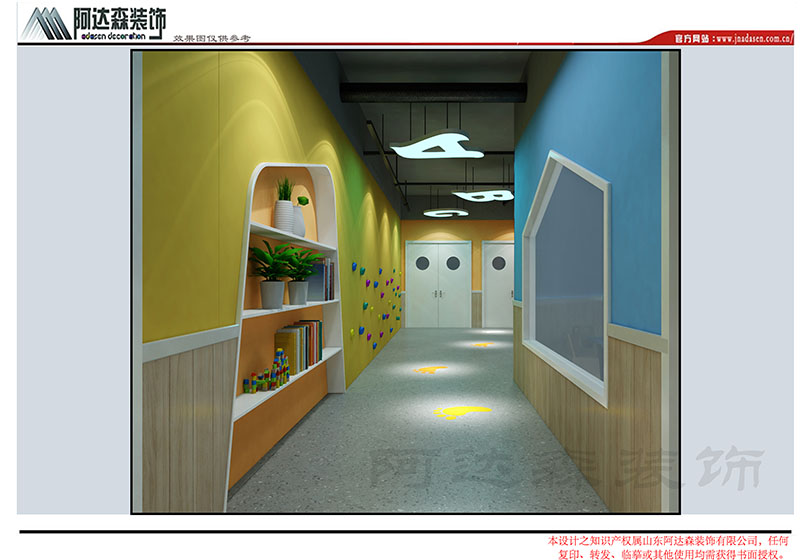 濟(jì)南幼兒園設(shè)計中彩繪有什么作用？