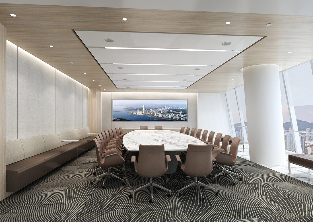 濟(jì)南辦公室裝修之會(huì)議室裝修如何才能顯高端大氣